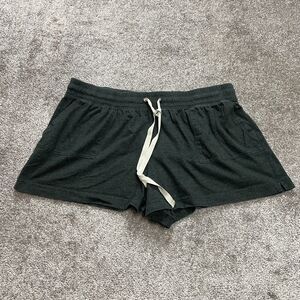 Just Be Sweatshorts Womens 3X Dark Gray Elastic Waist Drawstring Soft Casual